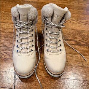 Cole Haan Women's Beige Winter Boots